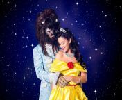 the cheerios panto beauty the beast donal brennan as the beast and michele mcgrath as belle pic jenny mccarthy 2.jpg from michelle the beast jpg