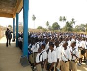 the programme manager lecturing the students on their civic rights and responsibilities as citizens of sierra leone.jpg from 10 school bo
