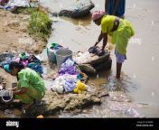 women washing clothes and pots in a river tamil nadu india ax7wwp.jpg from tamil aunty village washing clothes in river