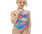 2021 kids swimsuit one piece wholesale sexy micro children beachwear fishion cute baby girls bikini with colorful leopard prrint.jpg from chaina little gril sexian