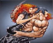jean grey kissing wolverine posters.jpg from logan and jean grey hot sex in x men