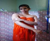 udayathara wet orange undergarment 03.jpg from sot indian hot bathroom