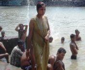 river bathing wet dress girl.jpg from village bath public dress