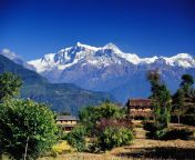 village in gandaki annapurna range nepal.jpg from nepal x