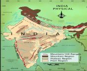 india physical map.png from india 1 in 3