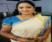 reshmi soman malayalam serial actress anchor set saree mundu.jpg from malayalam serial actorss reshmi soman nude photo