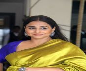 bollywood actress vidya balan new saree photos mission mangal press meet 28329.jpg from vidai balan