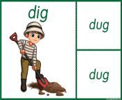 irregular verb dig 01.png from dig do