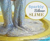 sparkly silver slime recipe for kids.png from silver slime