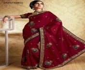 new indian traditional red saree collection 2013 for women 004 www fashionhuntworld blogspot com.jpg from indian changing red saree