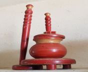 wooden handicraft used making lassi butter madhani punjabi culture chati 260933882.jpg from chati