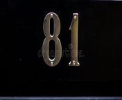 house number black wooden front door silver steel metal digits form 167356374.jpg from 81 jpg