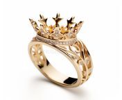 intricately detailed golden crown ring diamonds queen crown ring yellow white gold featuring intricate details 291978854.jpg from 183973396 jpg