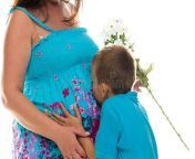 son kissing pregnant belly his mother 21664898.jpg from mom touching penis son