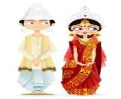 bengali wedding couple easy to edit vector illustration 30667901.jpg from bangla couple playin