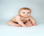 beautiful little naked child sitting gray background small 86305930.jpg from little naked real