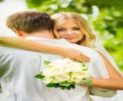 bride groom romantic newly married couple embracing just 36073629.jpg from bride newly