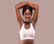 depilation concept happy african american woman showing her smooth armpits depilation concept happy african american woman showing 210572123.jpg from smooth armpits
