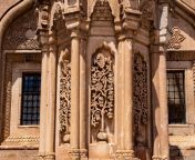 dogubayazit turkey middle east decorations bas reliefs carved stone tomb main courtyard ishak pasha palace 159173892.jpg from b pasha bas