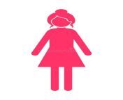 female woman icon graphic png restroom toilet sign lady gender wc women body shape silhouette symbol people girl 274730147.jpg from png fem