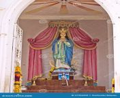 virgin mary kanyakumari february tamil nadu india sculpture chapel close to temple our lady ranson 41956200.jpg from virgin indi
