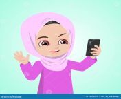 malay girl having video call looking her smartphone malay girl wearing malay traditional clothes hijab having video 183734791.jpg from malay smk sex video prondan anal xxxزورگیری