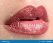 open female plump lips fondant red make up skin clean well groomed large photo puffy 173313882.jpg from clean shaven phudi big lips finger