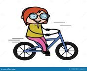 cartoon teacher riding bicycle 191432989.jpg from teacher ride