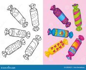coloring book candies set vector illustration multi colored page kids 62858531.jpg from nextpage inha bobas sexy video downloadmalaysia ustazah7up 2015 new