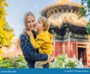 enjoying vacation china mom son forbidden city travel to kids concept visa free transit hours 136000814.jpg from mom n son china