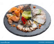 fish dish seth salmon oily fish eel stone plate white background fish dish seth salmon oily fish 169518524.jpg from seth dish