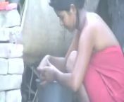9.jpg from desi village boudi bathing outdoor pond long time student stripping naked showing tits fingering