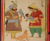 a painting of a sikh family circa late 19th century.jpg from www mom and son panjabicom