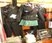 640px nazi cosplay uniforms for sale on display in akihabara tokyo japan 2006panzer ss parade uniform miniature cale models toy soldiers black uniforms etc.jpg from swastika xxx sex phot
