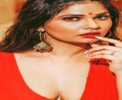 hd wallpaper aabha paul cleavage bollywood actress red hot.jpg from indian cleavage in red