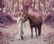 hd wallpaper girl with horse girls horse animals pink.jpg from hourse grill 3g