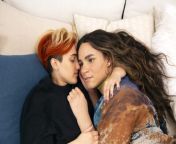 a transmasculine gender nonconforming person and transfeminine non binary person waking up together in bed 800x533.jpg from a transfeminine non binary person caressing the hand of a transmasculine gender nonconforming person scaled jpg