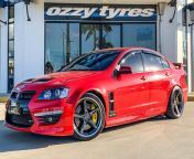 red hsv ve gts with vertini rfs1 7 aftermarket wheels 1.jpg from ve