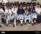 kenyan secondary schoolgirls in assembly nakuru kenya east africa d0me07.jpg from kenyan secondary school showing