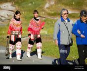 inuit women wearing traditional greenlandic national costume or kalaallisuut b31md1.jpg from kalaallit inuit greenland pornizeria