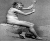 female nude holding on to a staff large jpgformatjpgmodemaxw528 from staff gray nude