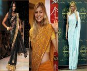 foreign celebrities in saree.jpg from hollywood hot saree