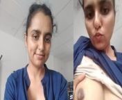 desi aunty boob press viral video for lover.jpg from desi pone aunty chudai clip