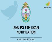 anu pg sem exam notification.png from anu pg