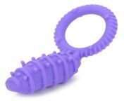 p 7 8 8 1 7881 desire silicone 10 functon vibarating cockring with bullet egg purple.jpg from vibrating egg penis trap