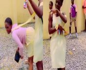 female ss3 students twerk away their sorrows as waec exams come to an end video 5.jpg from naija student twerking