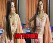 desi vibe monalisa shares hot pictures in salwar suit look fans love it.jpg from desi aunty hot dress salowar kamiz big