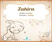 zahira name meaning origin.jpg from arab zahira