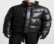 vegan leather puffer jacket black1 jpgv1695901310 from leather puffer jackets