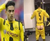 spanish footballer marc bartra showing off ass in locker room.jpg from spanish footballer naked lockerroom 400x240 jpg